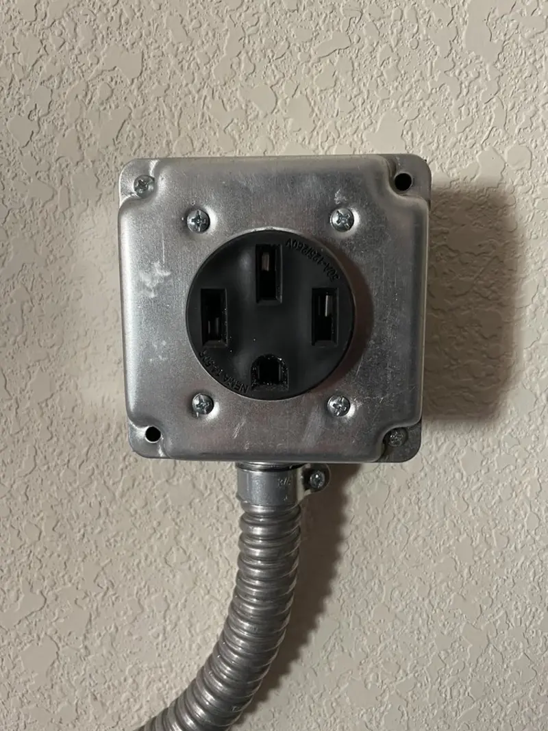 NEMA 14-50 outlet installed for Smart Home Electrical in North Whitehall